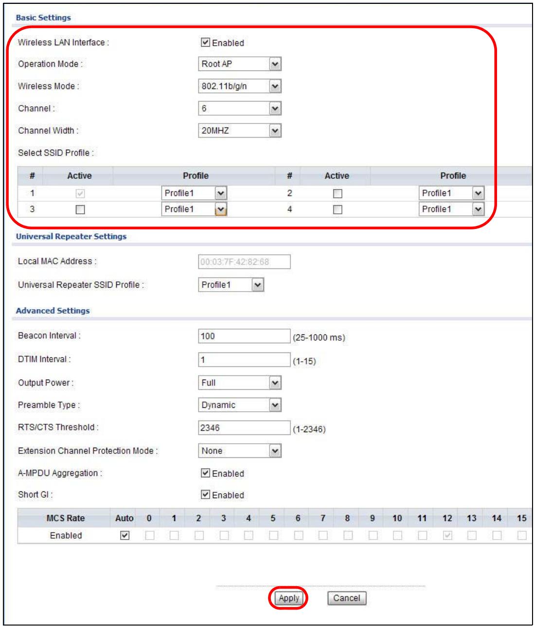 ZYXEL NWA1123-AC V2 - Configuring the NWA in MBSSID or Root AP Mode - 1