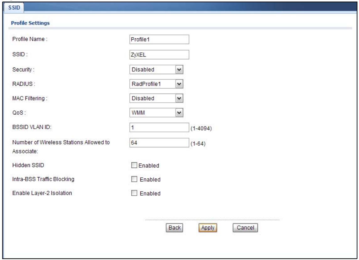 ZYXEL NWA1123-AC V2 - Configuring SSID - 1