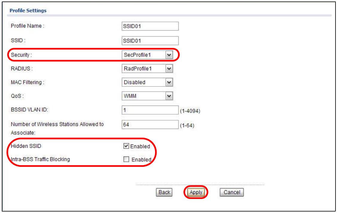 ZYXEL NWA1123-AC V2 - Configure the Standard Network - 2