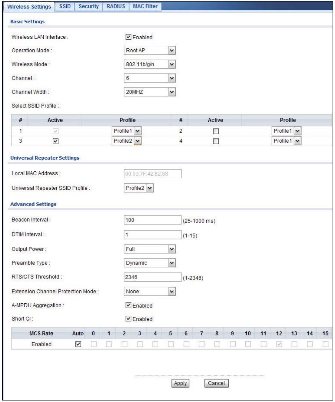 ZYXEL NWA1123-AC V2 - Root AP Mode - 1
