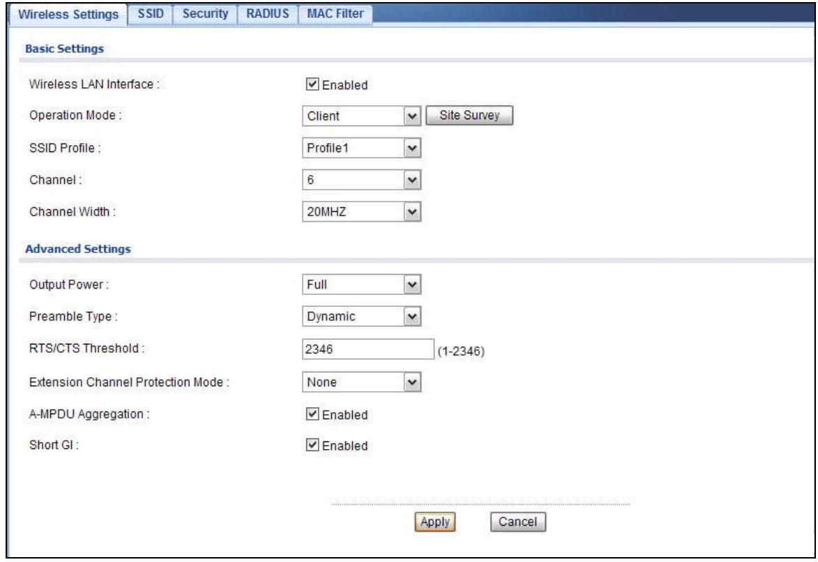 ZYXEL NWA1123-AC V2 - Wireless Client Mode - 1