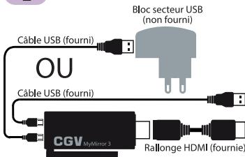 CGV MY MIRROR 3 - Branchement et configuration - 1