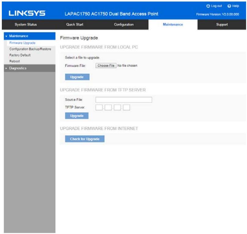 LINKSYS LAPAC1750 - Firmware Upgrade - 1