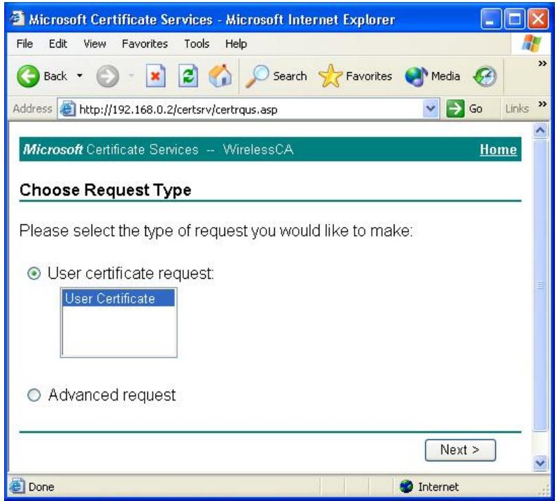 LINKSYS LAPAC1750 - Client Certificate Setup - 3