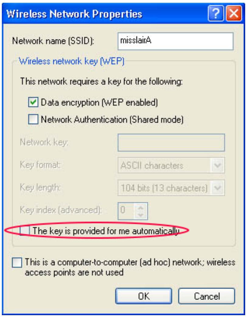 LINKSYS LAPAC1750 - Using 802.1x Mode (without WPA) - 1