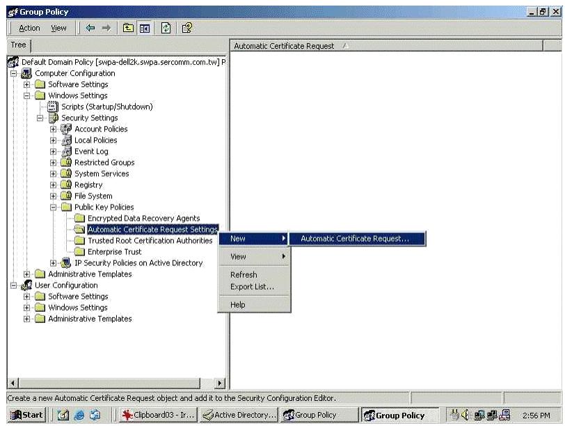 LINKSYS LAPAC1750 - Certificate Authority Setup - 5