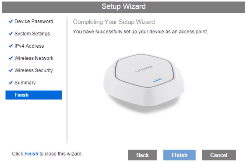 LINKSYS LAPAC1750 - Setup Wizard - 8
