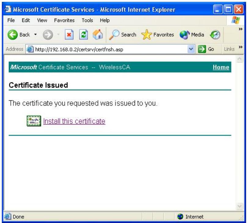 LINKSYS LAPAC1750 - Client Certificate Setup - 5
