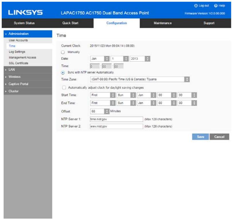 LINKSYS LAPAC1750 - Time - 1