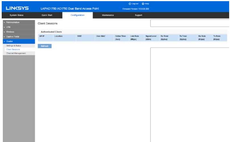 LINKSYS LAPAC1750 - Client Sessions - 1