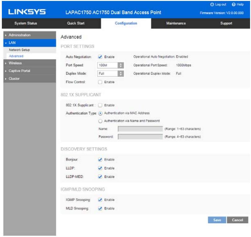 LINKSYS LAPAC1750 - Advanced - 1
