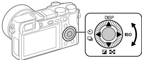 SONY A6500 - Using the control wheel - 1