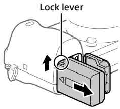 SONY A6500 - To remove the memory card - 1