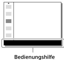 SONY A6500 - Soändern Sie Einstellungen über die dedizierten Einstellbildschirme - 1
