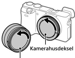 SONY A6500 - Trinn 3: Sette på et objektiv - 1