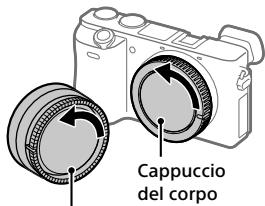 SONY A6500 - Punto 3: Montaggio di un obiettivo - 1