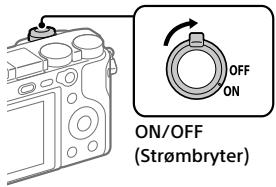 SONY A6500 - Trinn 4: Stille inn sprák og klokken - 1