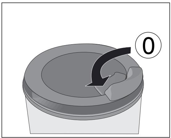 AEG-ELECTROLUX SV4028 - Turning the spin dryer off - 1