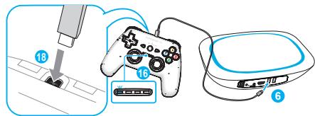 LEXIBOOK PLAYDROID TV - Charger la manette - 1