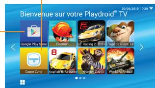 LEXIBOOK PLAYDROID TV - Écran d'accueil - 1