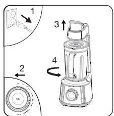 BEKO TBV8104BX PROVITALITY - Removing the Chopping Blade - 2