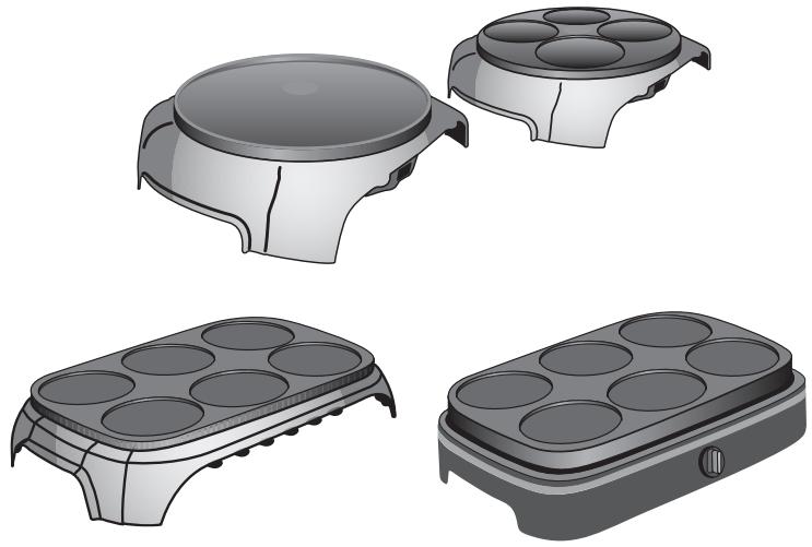 TEFAL CREP'PARTY DUAL 3 PLAQUES PY605814 - La pâte classique au lait - 1