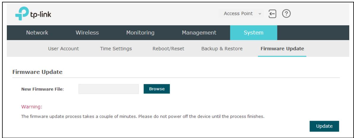 TP-LINK EAP225 - Firmware Update - 1