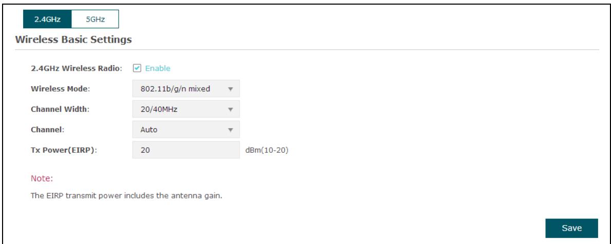 TP-LINK EAP225 - Wireless Basic Settings - 1