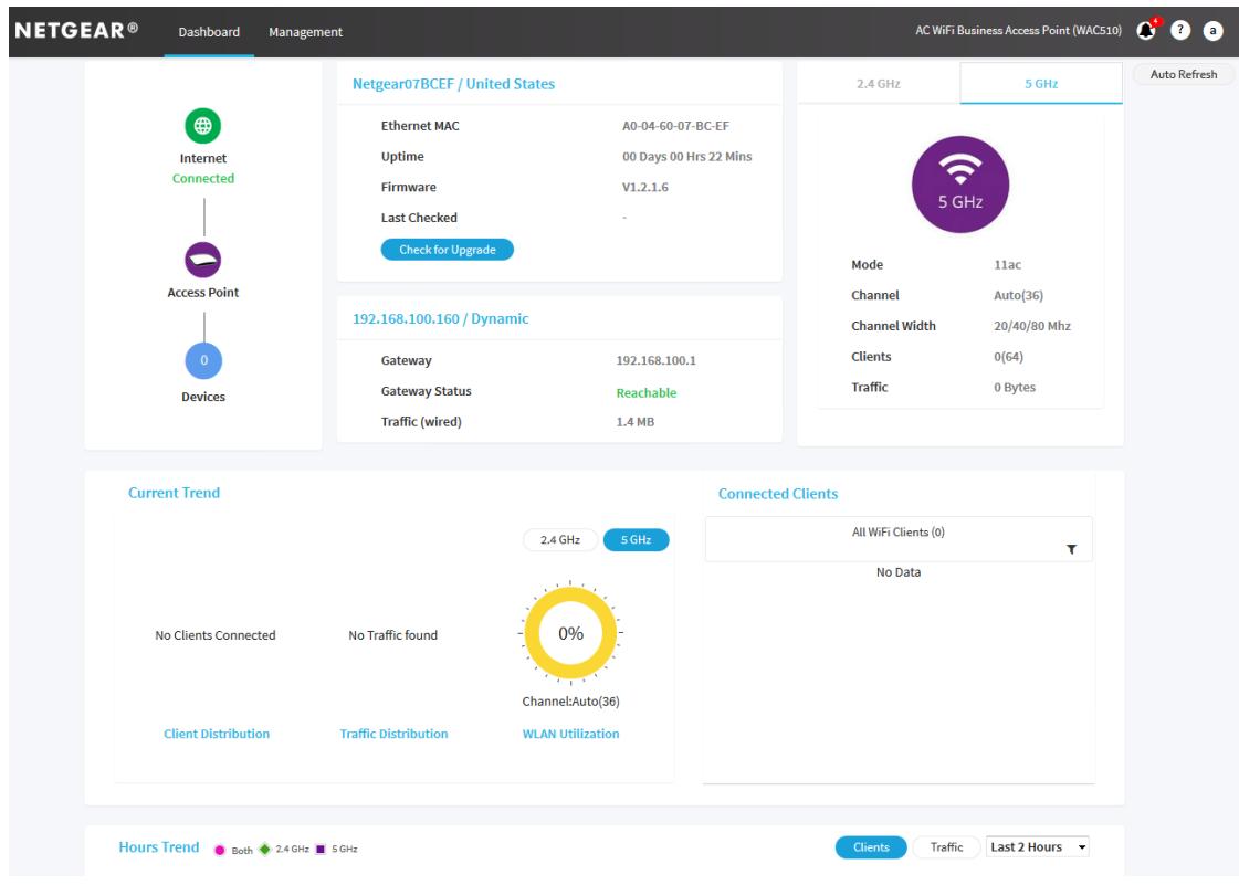 NETGEAR WAC510 - To log in to the access point's web management interface: - 1