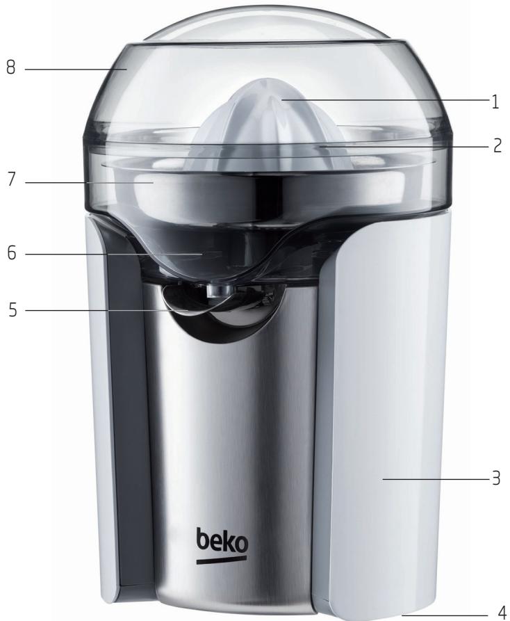 BEKO CJB6100W - Vue d'ensemble - 1