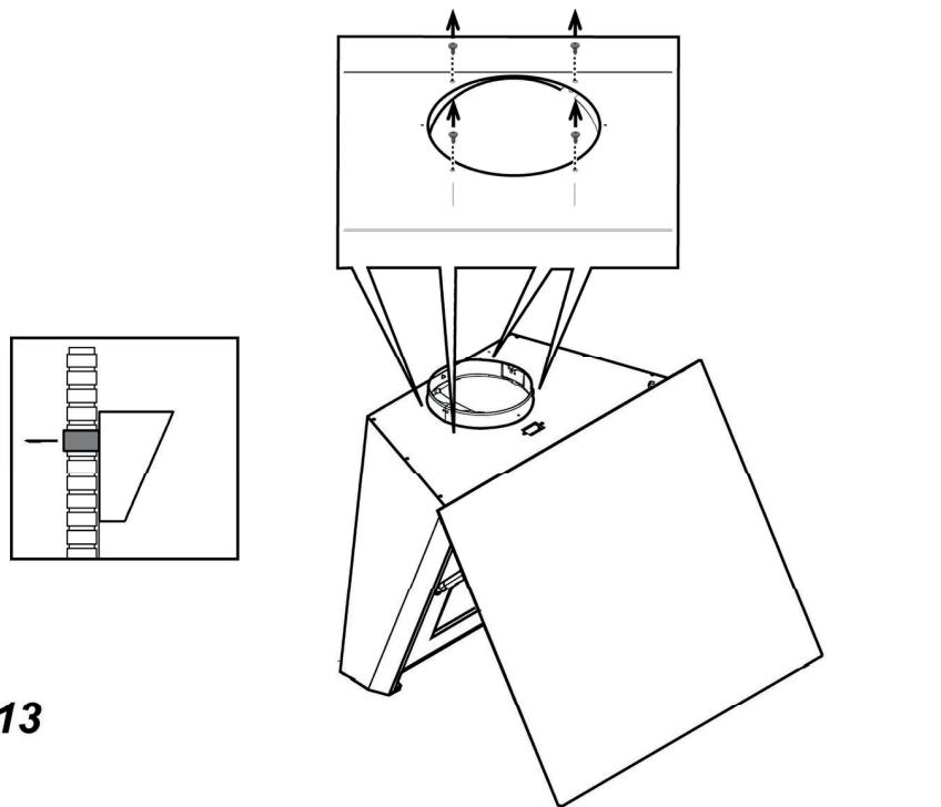 ESSENTIELB EHDD 614B  -  EHDD 614N -  EHDD 914B -  EHDD 914N - Pour fixer la hotte au mur - 13