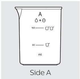 A Δ + θ 160 — UU 80 — U ml Side A