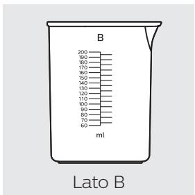 B 200 350 180 170 160 150 140 130 120 110 100 90 80 70 60 ml Lato B