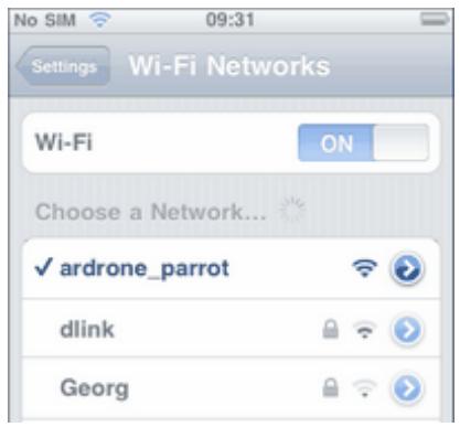 PARROT MAMBO FPV RTF  -  MAMBO RTF - Connector l'iPhone au réseau Wi-Fi de l'AR.Drone - 1