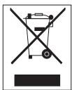 LEISURE H102K  -  H102X - Compliance with the WEEE Directive and Disposing of the Waste Product: - 1