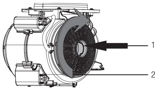 LEISURE H102K  -  H102X - Vervangen van het koolstofffilter - 1