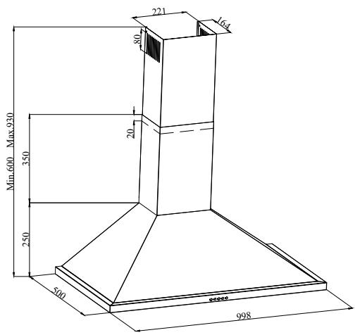 LEISURE H102K  -  H102X - Technical specifications of your appliance - 1