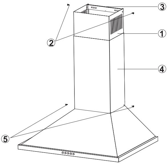 LEISURE H102K  -  H102X - Installationschema en onderdelen - 2
