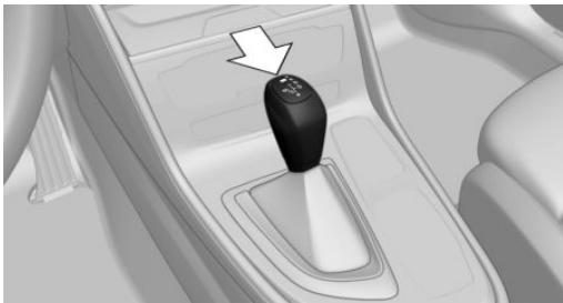 BMW X2 - Placer la manette de sélection sur D, N, R ou P - 1