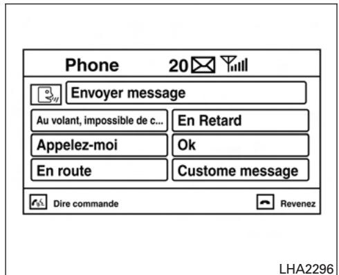 NISSAN TITAN - Envoi d'un message texte : - 1