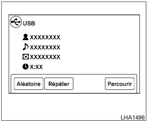 NISSAN TITAN - Bouton AUX (auxiliaire) : - 1