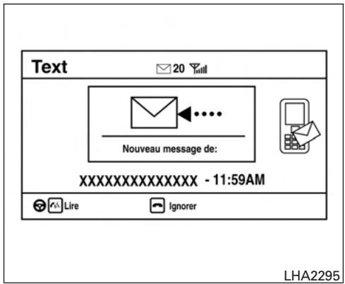 NISSAN TITAN - Envoi d'un message texte : - 2
