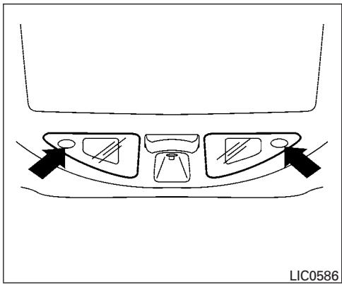 NISSAN TITAN - LAMPES DE LECTURE (selon l'équipement) - 1