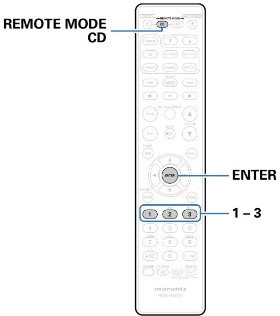 MARANTZ ST320L - Réglage des code de télécommande - 1