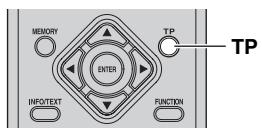 YAMAHA T-D500 - TP Search function (FM stations only) - 2