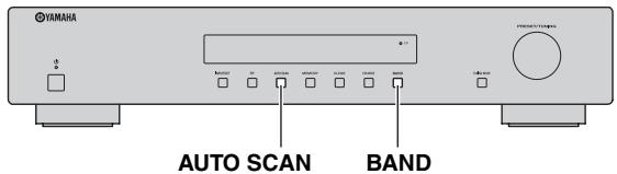 YAMAHA T-D500 - Preparing the DAB tuning - 1