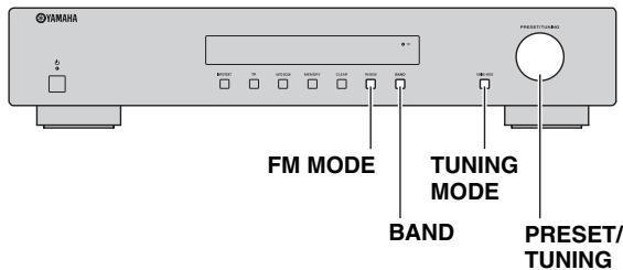 YAMAHA T-D500 - Automatic and manual tuning - 1