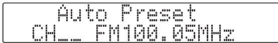 YAMAHA T-D500 - Förinställning av stationer - 3