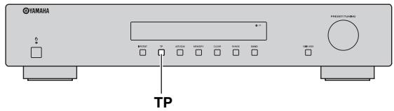 YAMAHA T-D500 - TP-zoekfunctie (alleen FM-stations) - 1