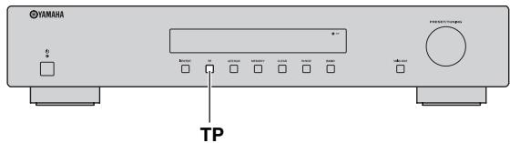 YAMAHA T-D500 - TP-sökfungtion (endast FM-stationer) - 1